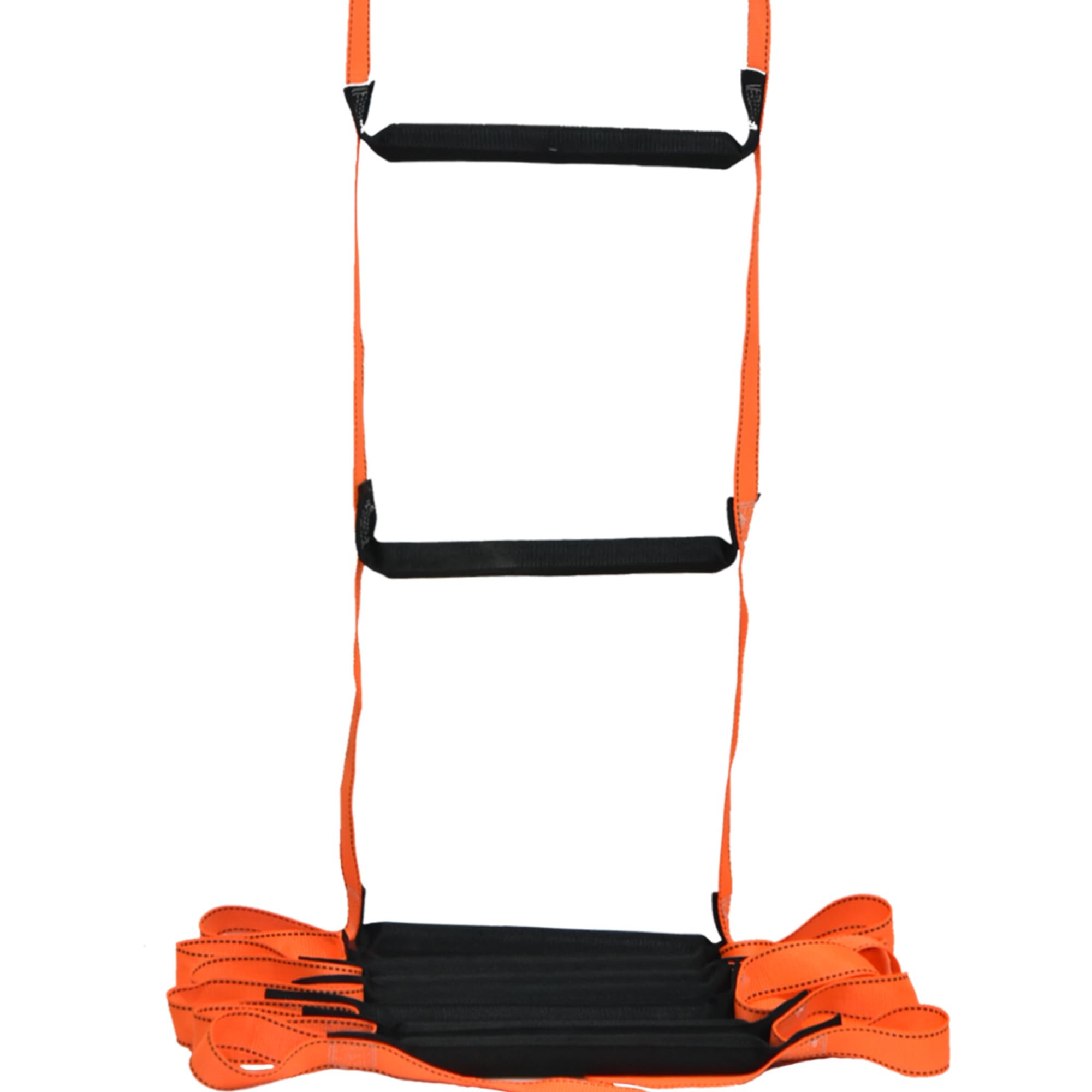 Fire Escape Ladder 16ft Emergency Fire Ladder Training Soft Ladder Jump Grid Ladder 2-3 Story Residential Reusable Window Balcony Treehouse Safety Rope Ladder-image-46