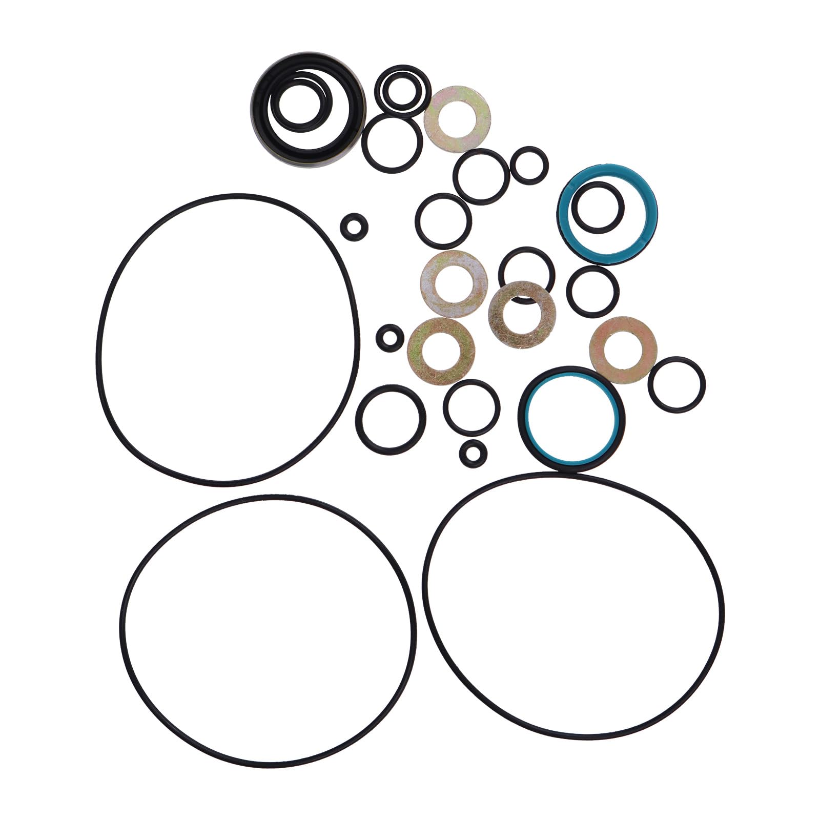 YIHETOP Steering Valve Seal Kit 150L4054 Compatible for Sauer Danfoss Midwest Steering SK143 Yale Forklift 58001335 580002112