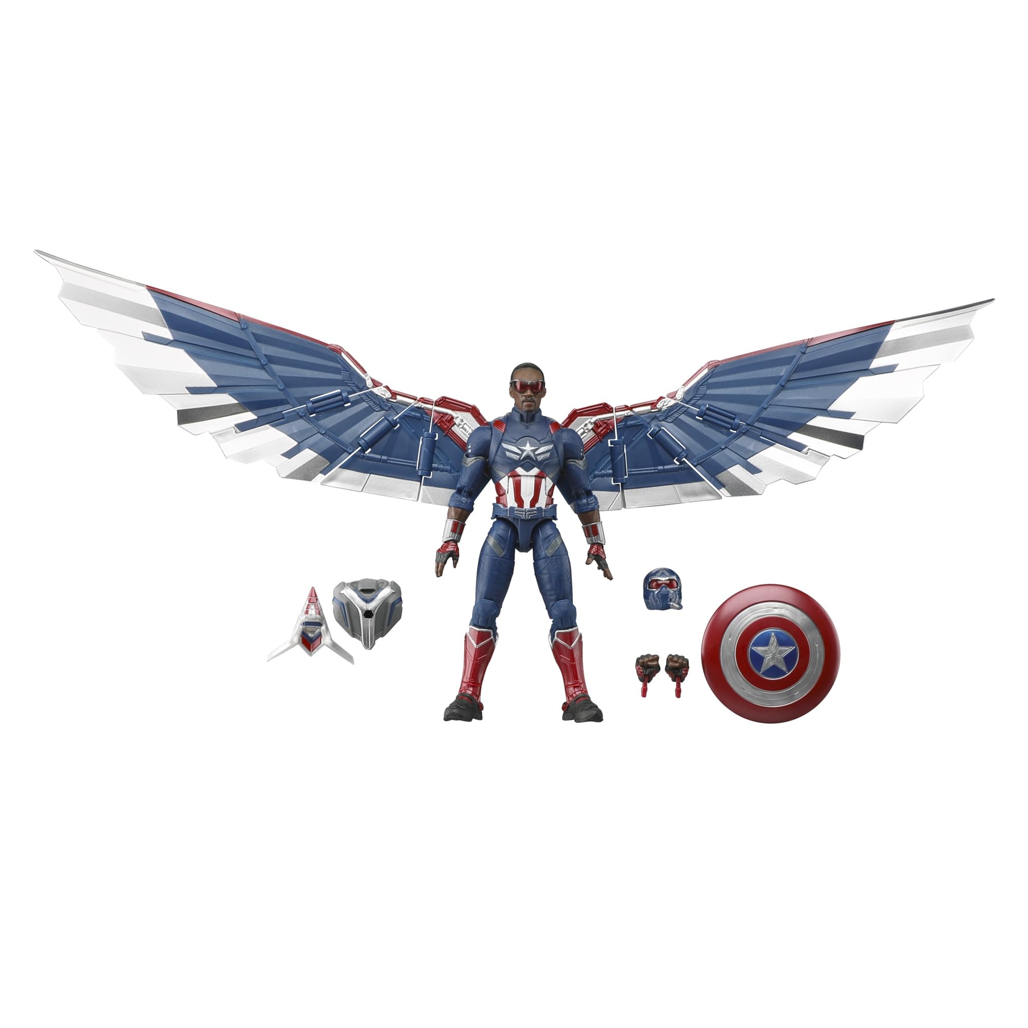 Figurine Marvel Legends Commander Rogers – 15 Cm Articulée – Inspirée Des Comics – Avec Accessoires – Pour Collection