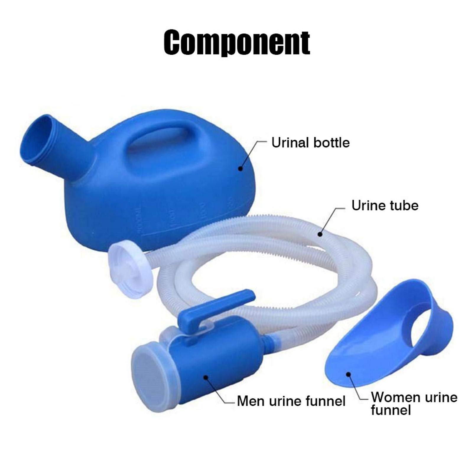 Orinatoio Portatile 2000ml Unisex - Contenitore Urina Per Viaggi E Ospedale - Foto 10