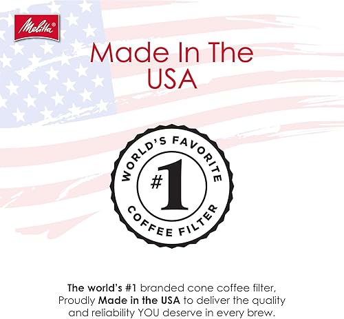 Miniatura 10 de Melitta Filtros de café en cono #4, bambú, 80 unidades (paquete de 6) 480 filtros totales, el embalaje puede variar
