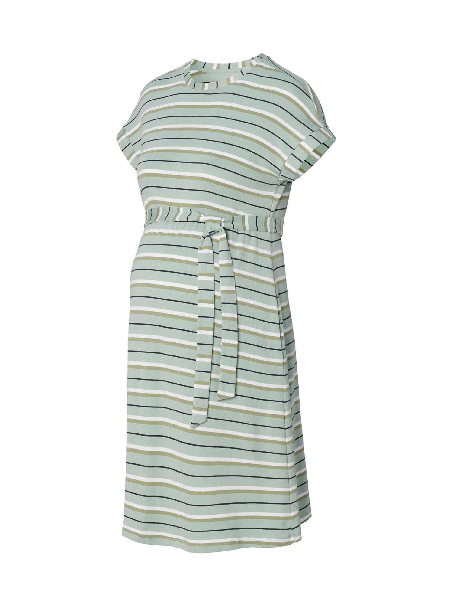 Robe de maternité Esprit à rayures et manches courtes pour femme enceinte - 4