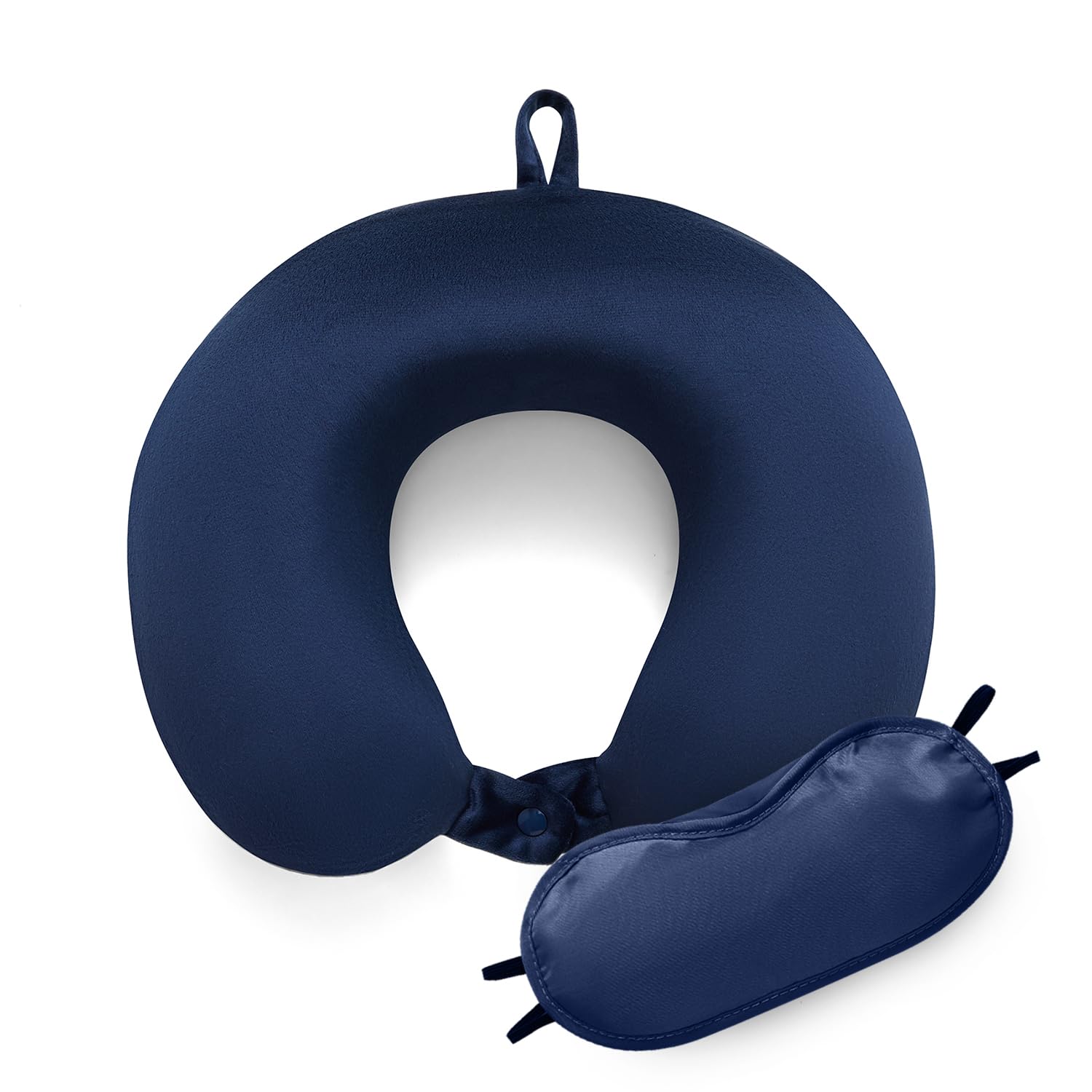 GC GAVENO CAVAILIA Neck Pillow Memory Foam | Extra Comfort Travel Pillow for Airplane | Lightweight Neck Support Pillow for Sleeping on Airplane, Car, Train, Bus | Soft Cushion Cover with Eye Mask