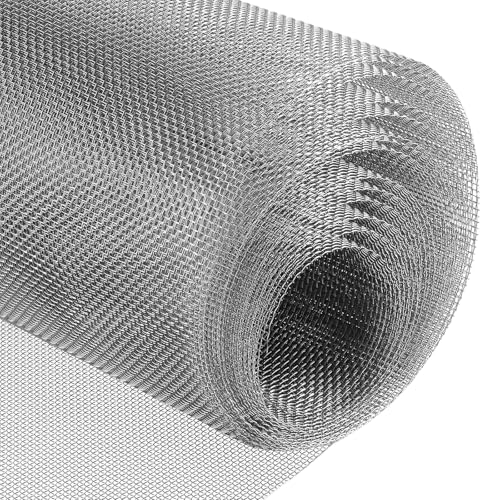 Toile métallique, grillage fin 40 x 200 cm, tamis métallique fin 40 mesh, grille de ventilation en acier inoxydable 304 pour briques aérées, contre les...