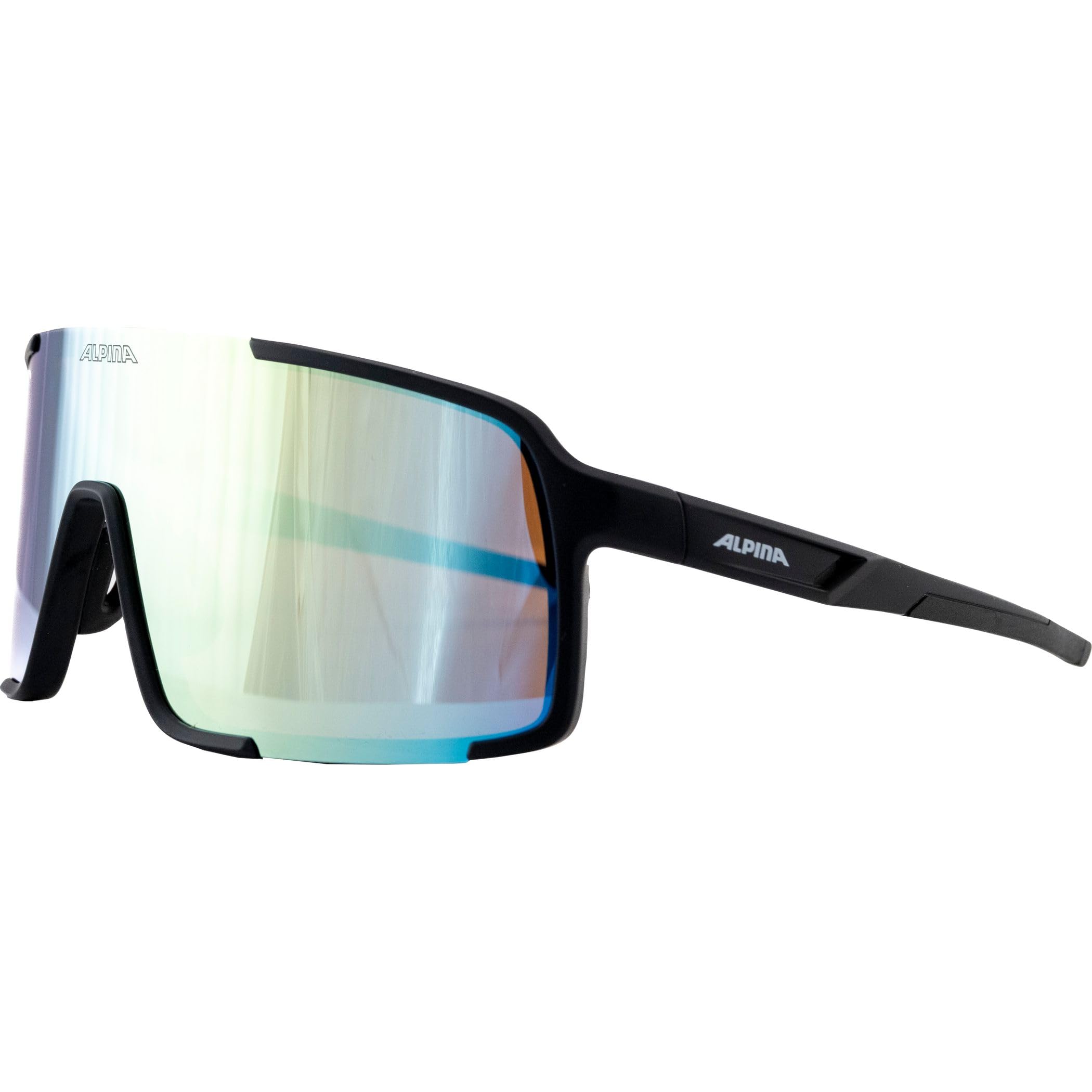 ALPINA VASBA, stylowe sportowe okulary dla dorosłych - black matt gold - M