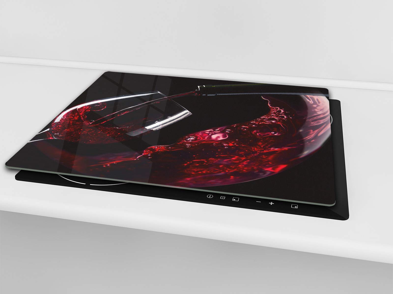 Tempered GLASS Cutting Board – Worktop saver and Pastry Board –- Glass Kitchen Board; MEASURES: SINGLE: 60 x 52 cm (23,62” x 20,47”); DOUBLE: 30 x 52 cm (11,81” x 20,47”); D04 Drinks Series