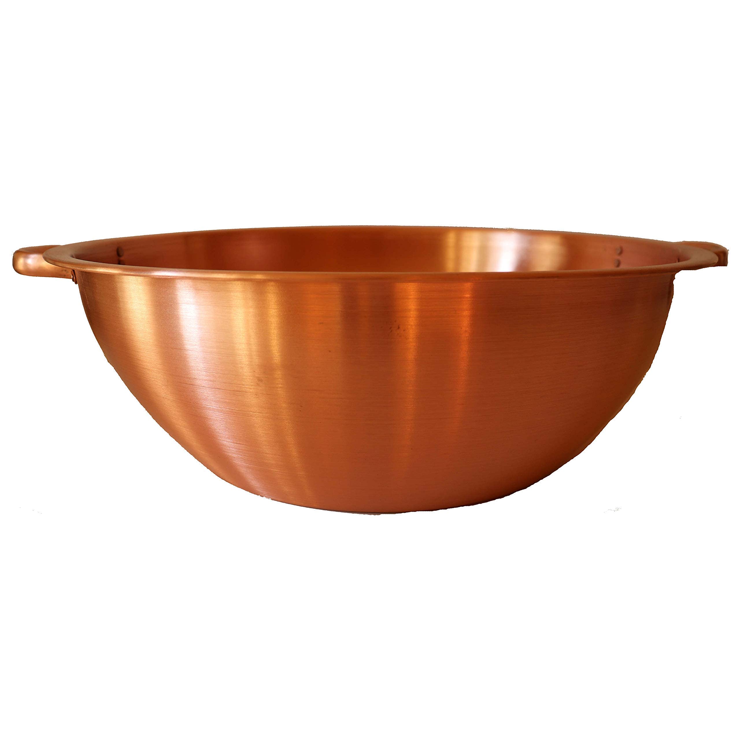 Portable Handles Satin Brushed Copper Bowl Foot Wash Tub