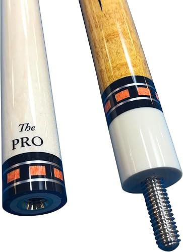 Miniatura 5 de Meucci SB3-O - Taco de billar hecho a mano PRO Eje - Naranja + estuche rígido