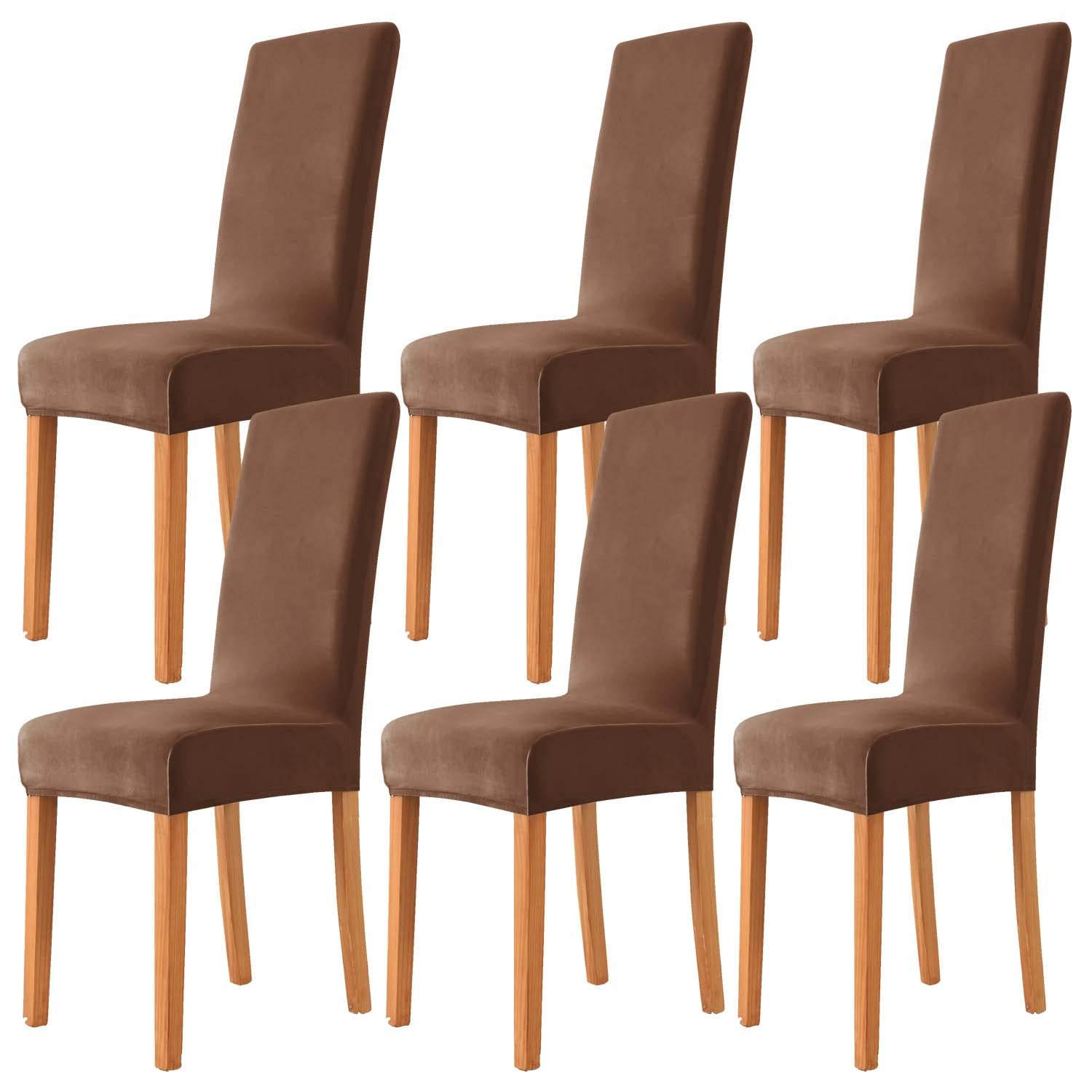 Housses de chaise en velours lavables pour protéger votre salle à manger