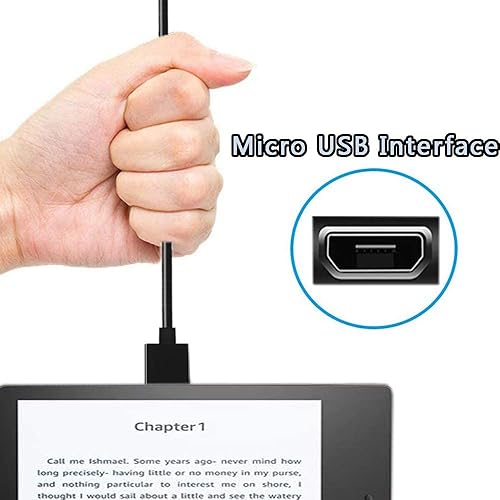 Miniatura 4 de Adaptador de corriente de 10 W, cargador rápido de 6.5 pies para cargar Paperwhite 7 8 9 10 11, Oasis, Voyage, E-Reader, DX, teclado, táctil (2-11