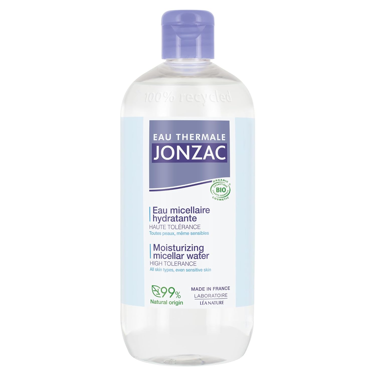 JONZAC Eau Thermale Micellar Water, Eye & Face Makeup Remover, 16.9 oz