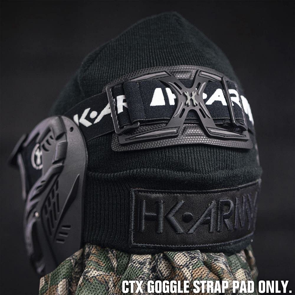 HK Army CTX Paintball Mask Goggle Strap Headpad - Black/Grey