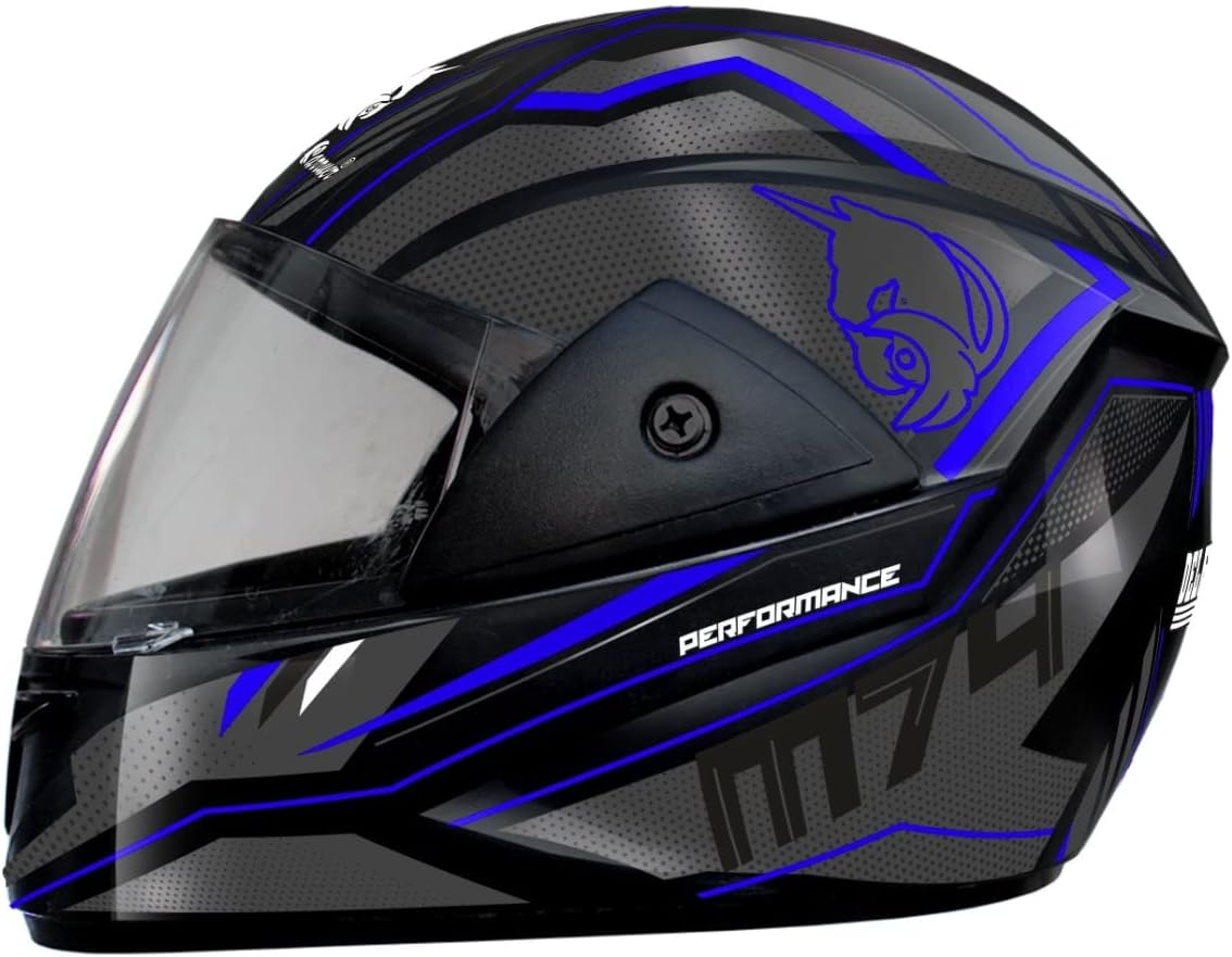 ABS Material Shell Full Face Helmet, Unti UV Scratch Resistance Fog Resistance Visor (DS-2JALIOTH)