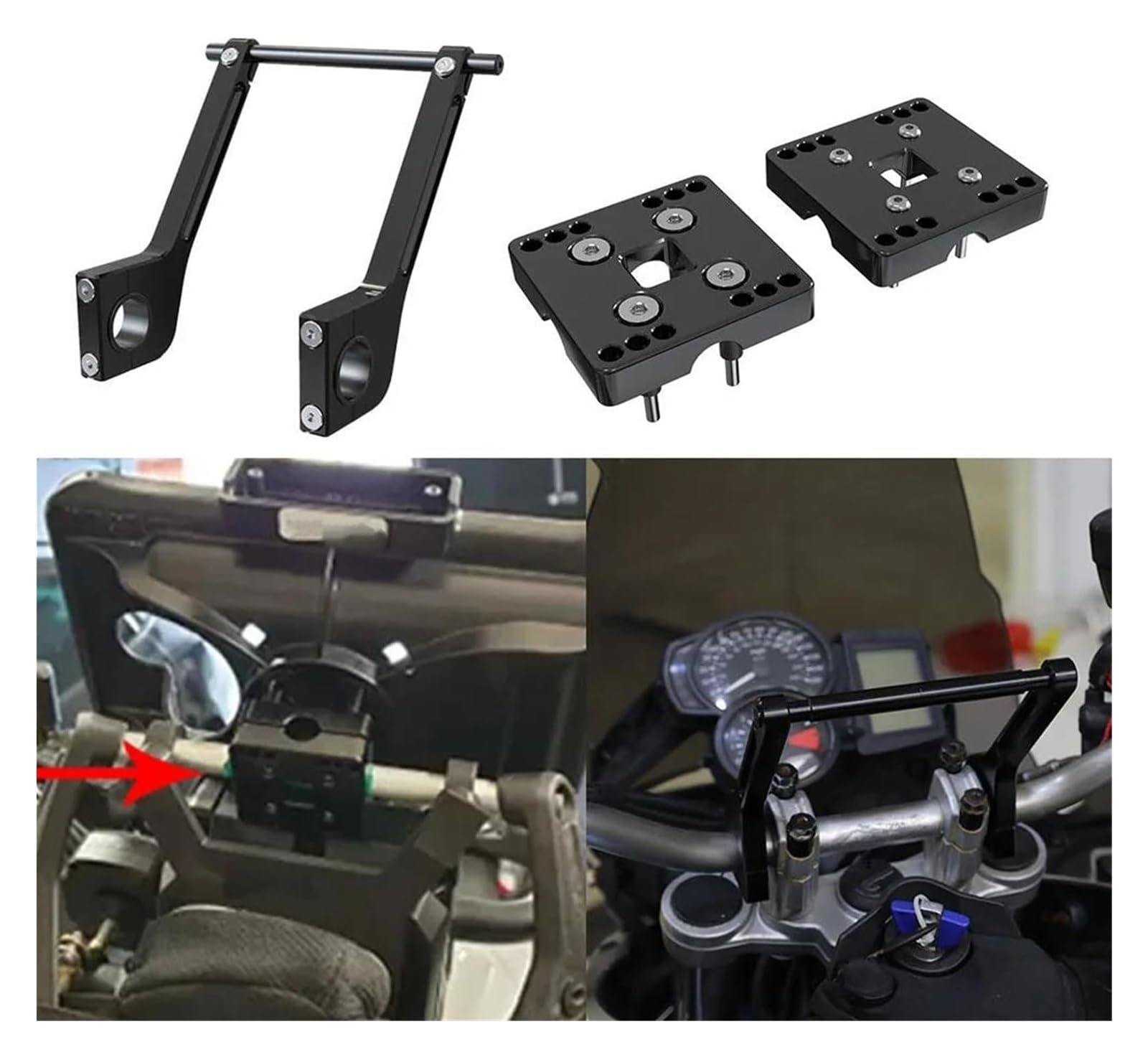 Soporte GPS para teléfono para BMW para F850GS para F750GS para F750GS para F850GS Soporte De Navegación GPS Motocicleta Soporte Teléfono(Naranja)