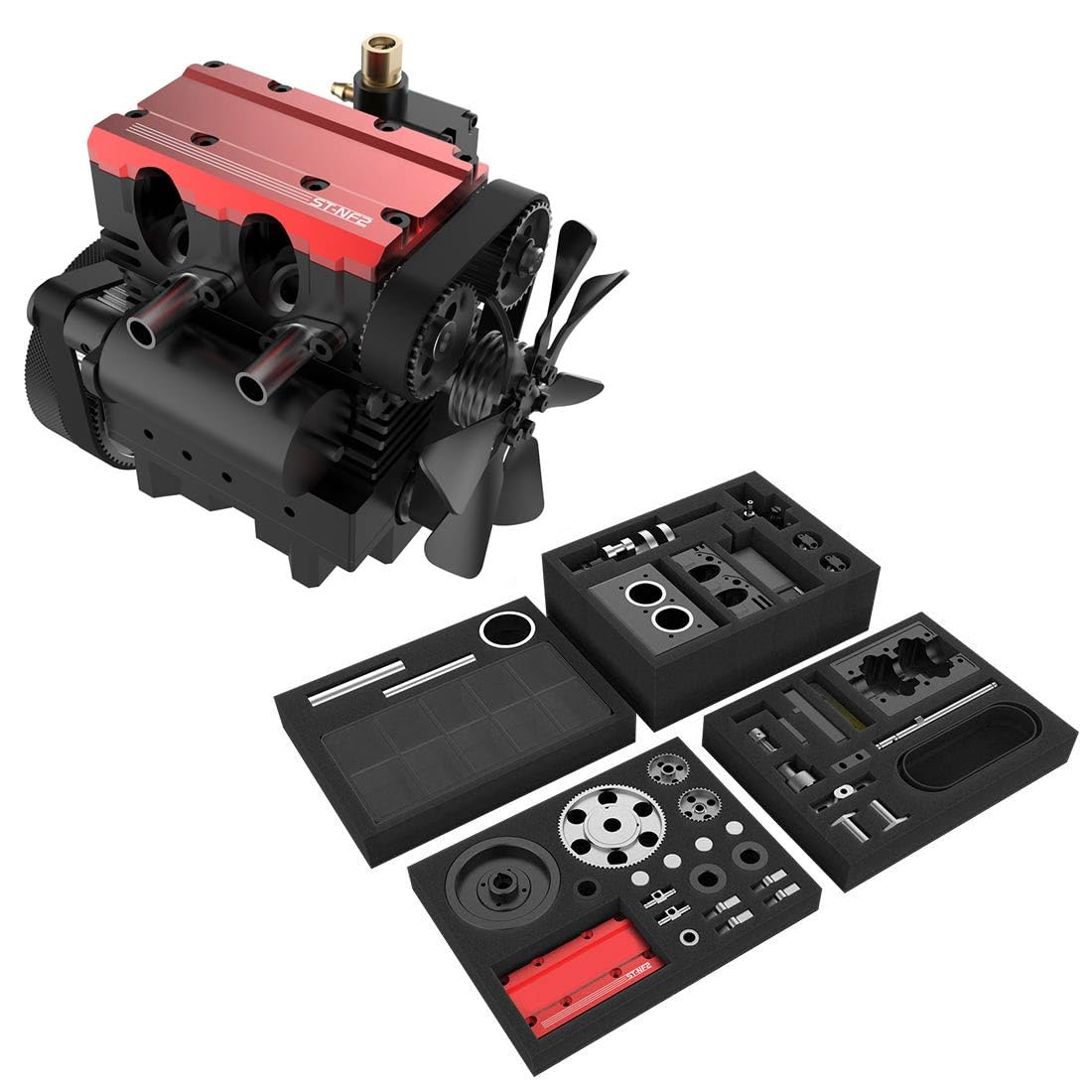 Amazon.co.jp: HappyCraftドリームワークス ST-NF2 7.0cc ミニ直列2