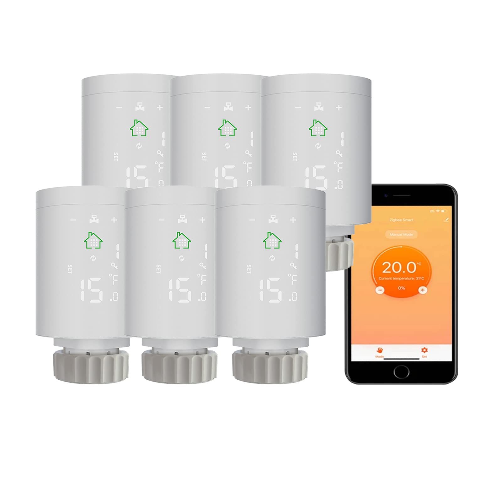 Actionneur TRV Radiateur ZigBee 3.0 programmable