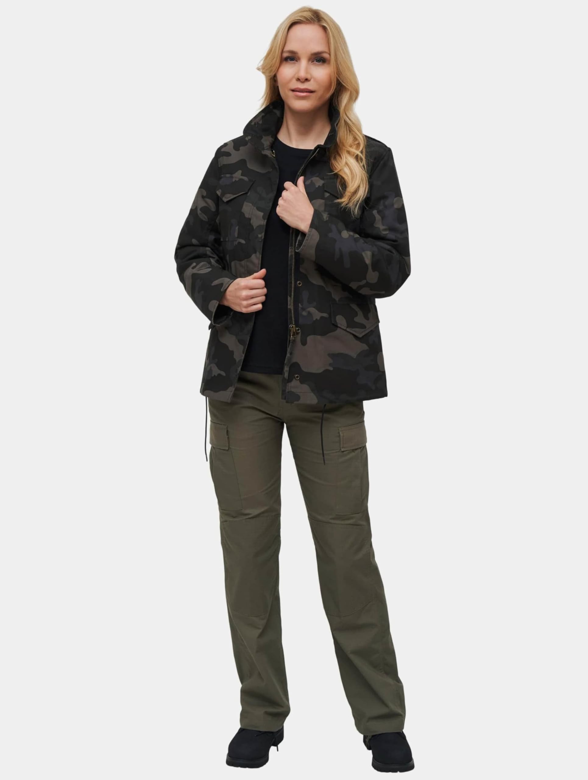 Brandit Ladies M65 Jacket Donna Giacca di mezza stagione nero