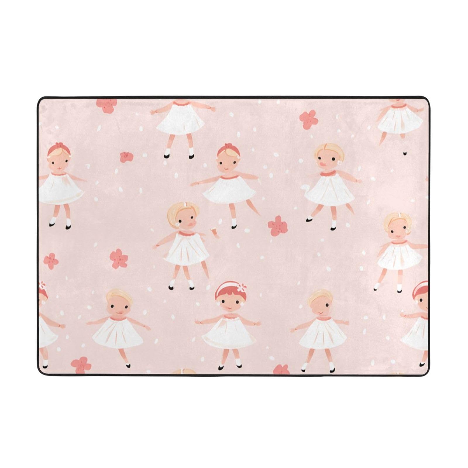 Tapis ballerine pour chambre d'enfant : grand confort de jeu et douceur