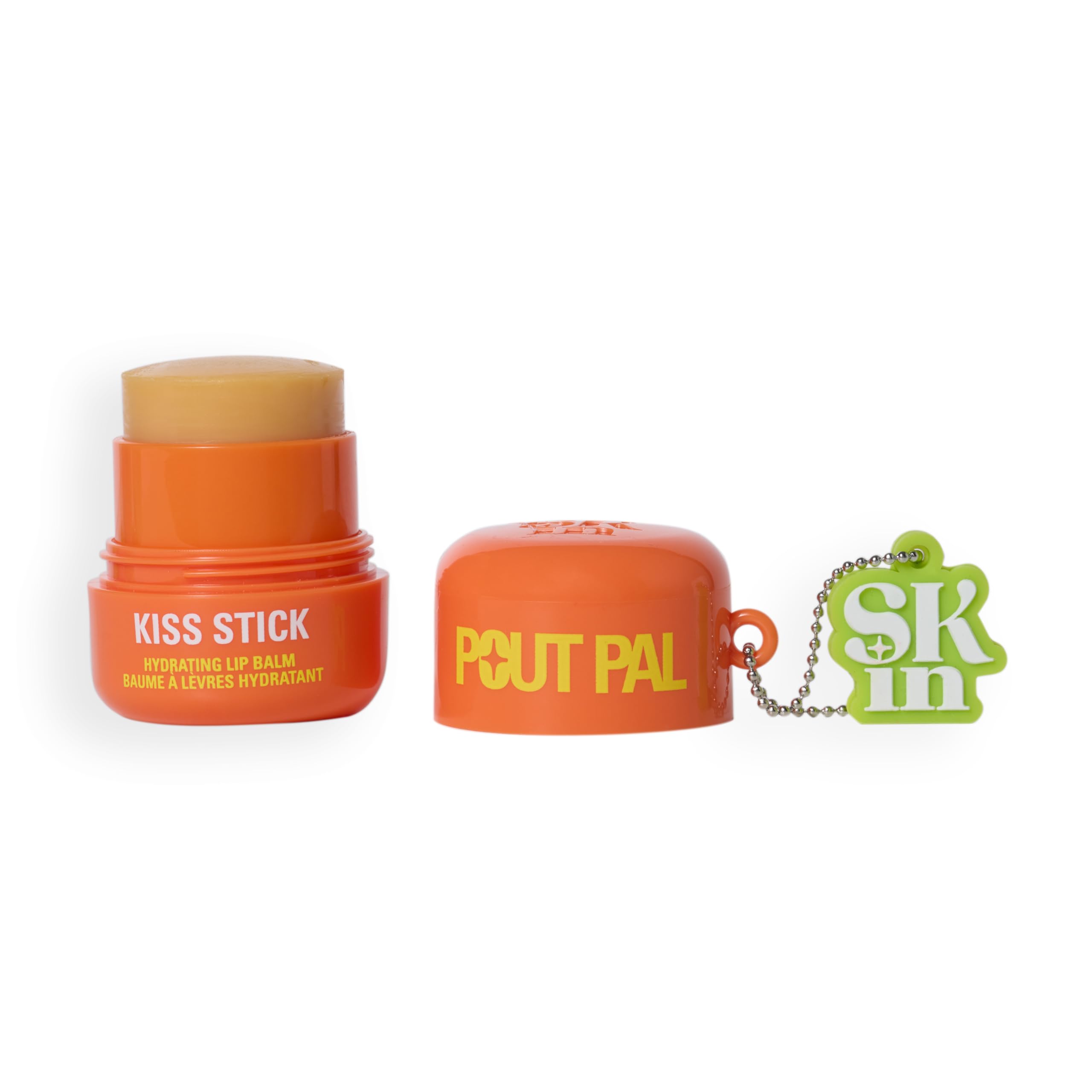 Revolution Skincare Pout Pal Kiss Stick, Hydrating Lip Balm with Shea Butter, Squalane & Vitamin E, Vegan & Cruelty Free, Mango, 9g
