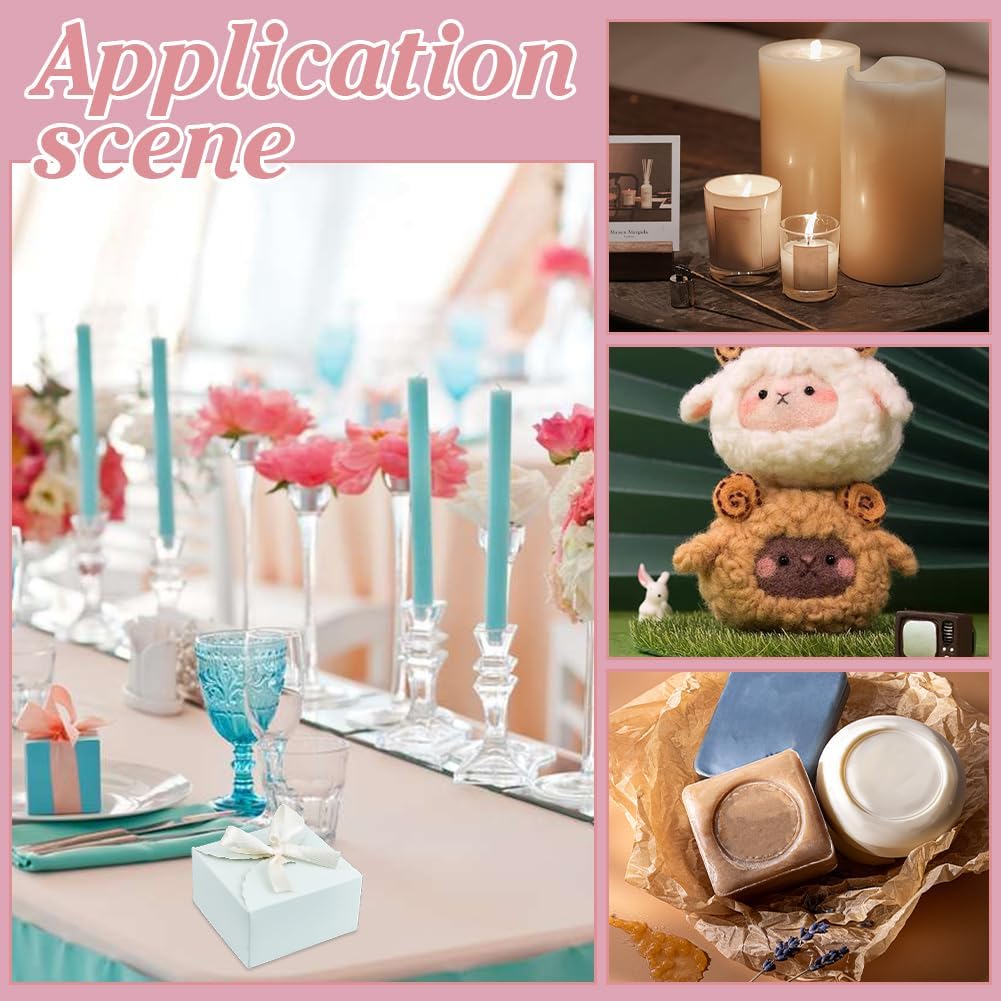 PH PandaHall 30pcs Paper Box Gift Boxes Foldable Candy Box Small Gift Packaging Boxes with Ribbon for Candy Cookie Proposal Wedding Gifts, Pale Green, 3.5x3.5x2 inch - Image 5