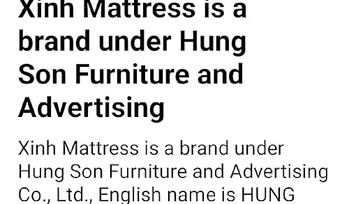 Xinh Mattress