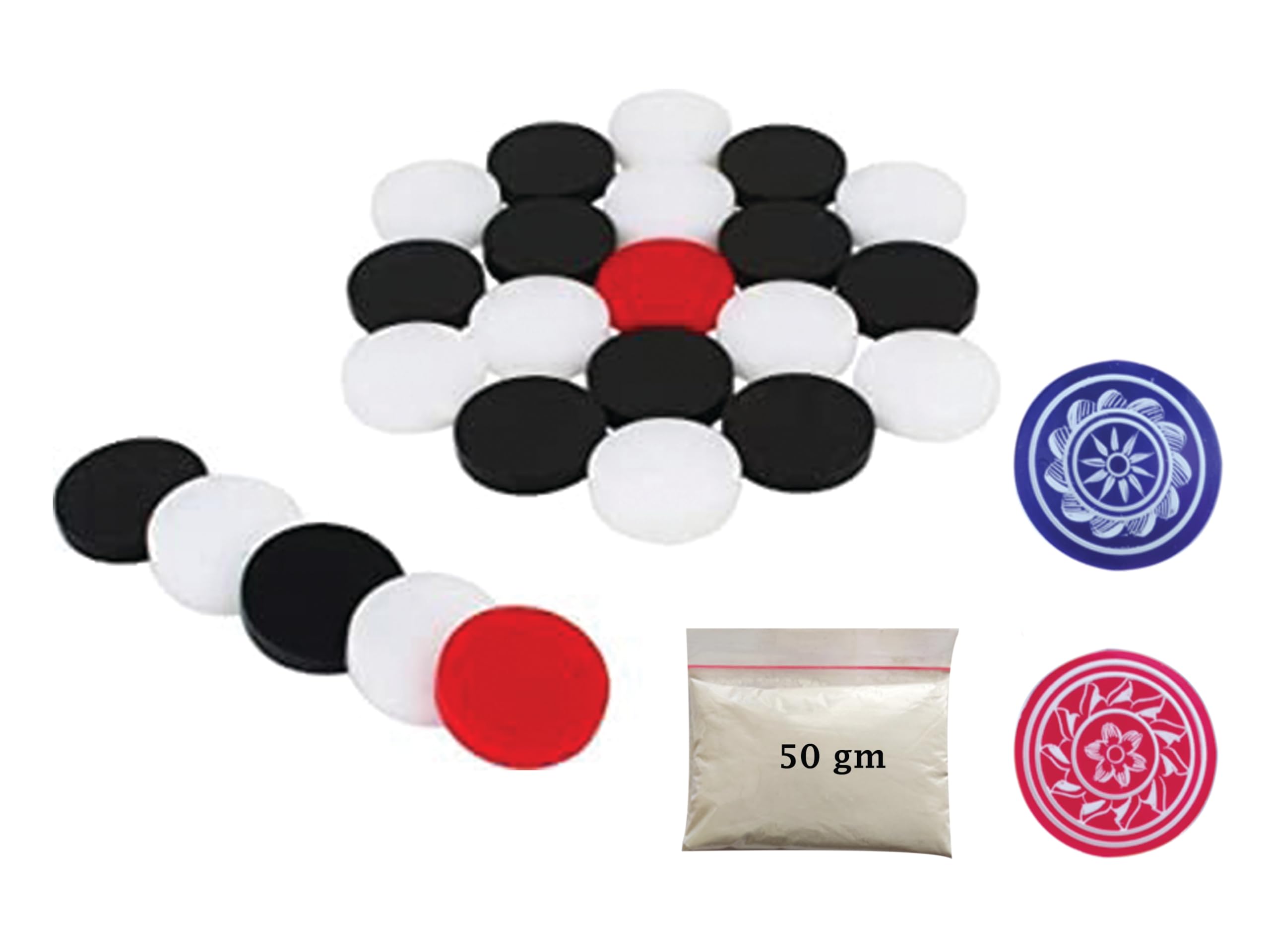 PosterPapaa Acrylic Carrom Coins, Stricker and Carrom Powder (B0CJV2JS5D) Amazon Price History, Amazon Price Tracker