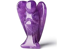 Amethyst Crystal Healing Stones - Guardian Angel Figurines