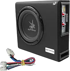Caixa Amplificada Automotiva Corzus CXMS 303 Mini Slim 3 Canais 350 W RMS