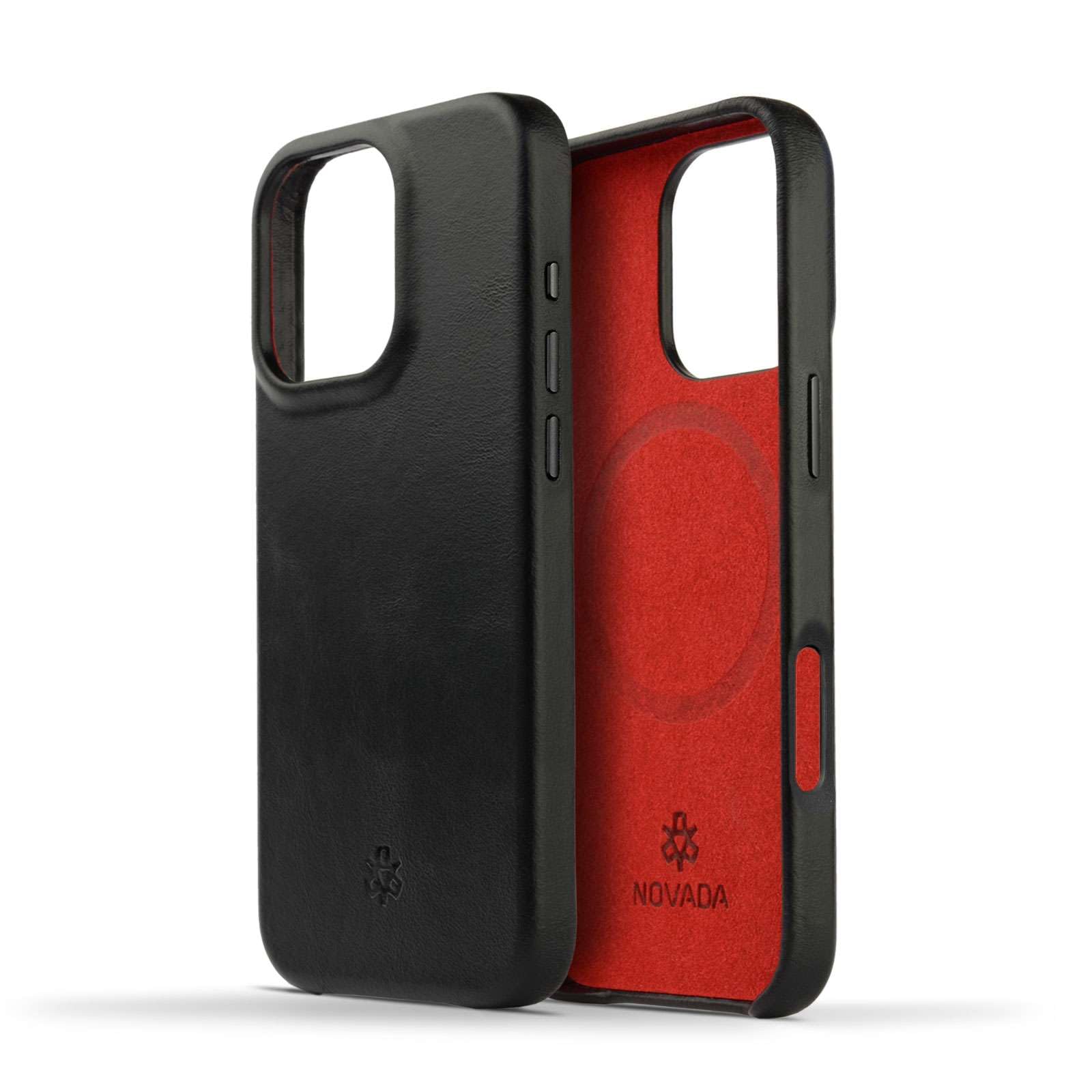 NOVADA Funda de piel para iPhone 15 Plus, compatible con Magsafe, color