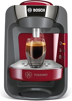 TAS3203 Tassimo Suny - Cafetera multibebidas automática de cápsulas con sistema SmartStart, color rojo2