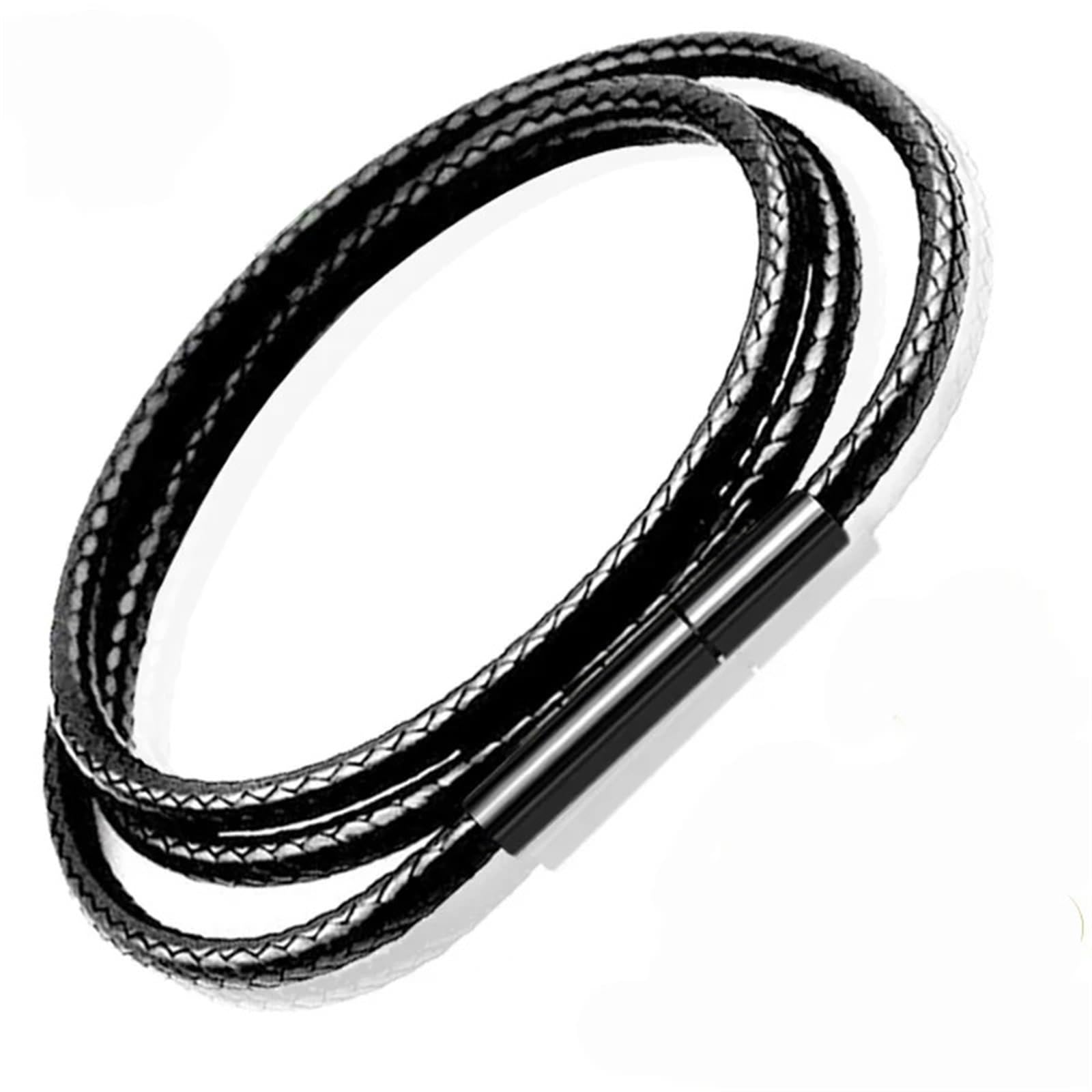 Cavo intrecciato in pelle PU da 2 pezzi for la creazione di gioielli