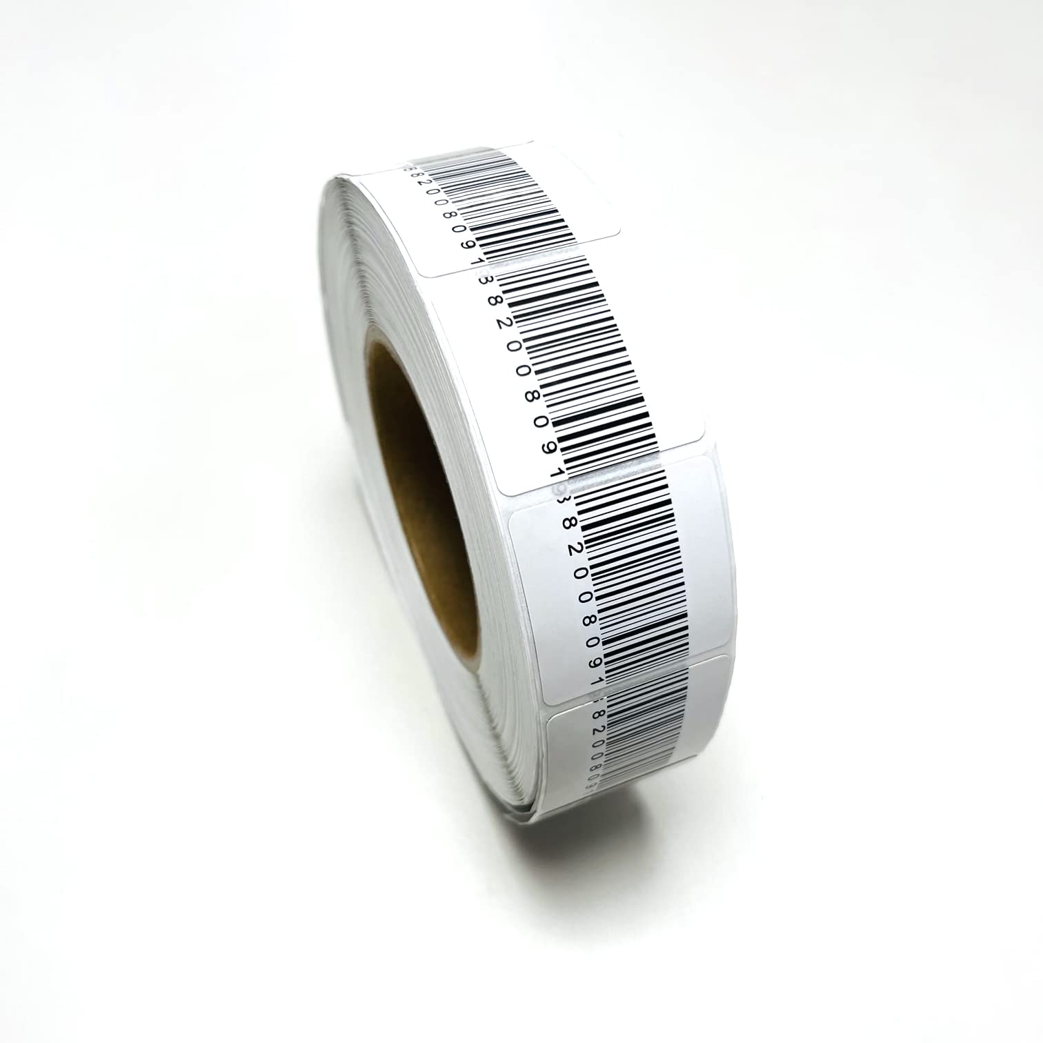 Etichette adesive RF 40 x 40 mm con codice a barre, rotolo etichette antiurto, etichette antifurto ideale per tende e affini, adesivo allarme, allarmi per abiti con AS RF da 8,2 MHz