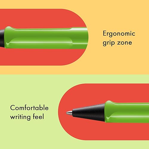 Miniatura 10 de LAMY Bolígrafo L212, a base de aceite, esqueleto Safari, punta importada, punta mediana