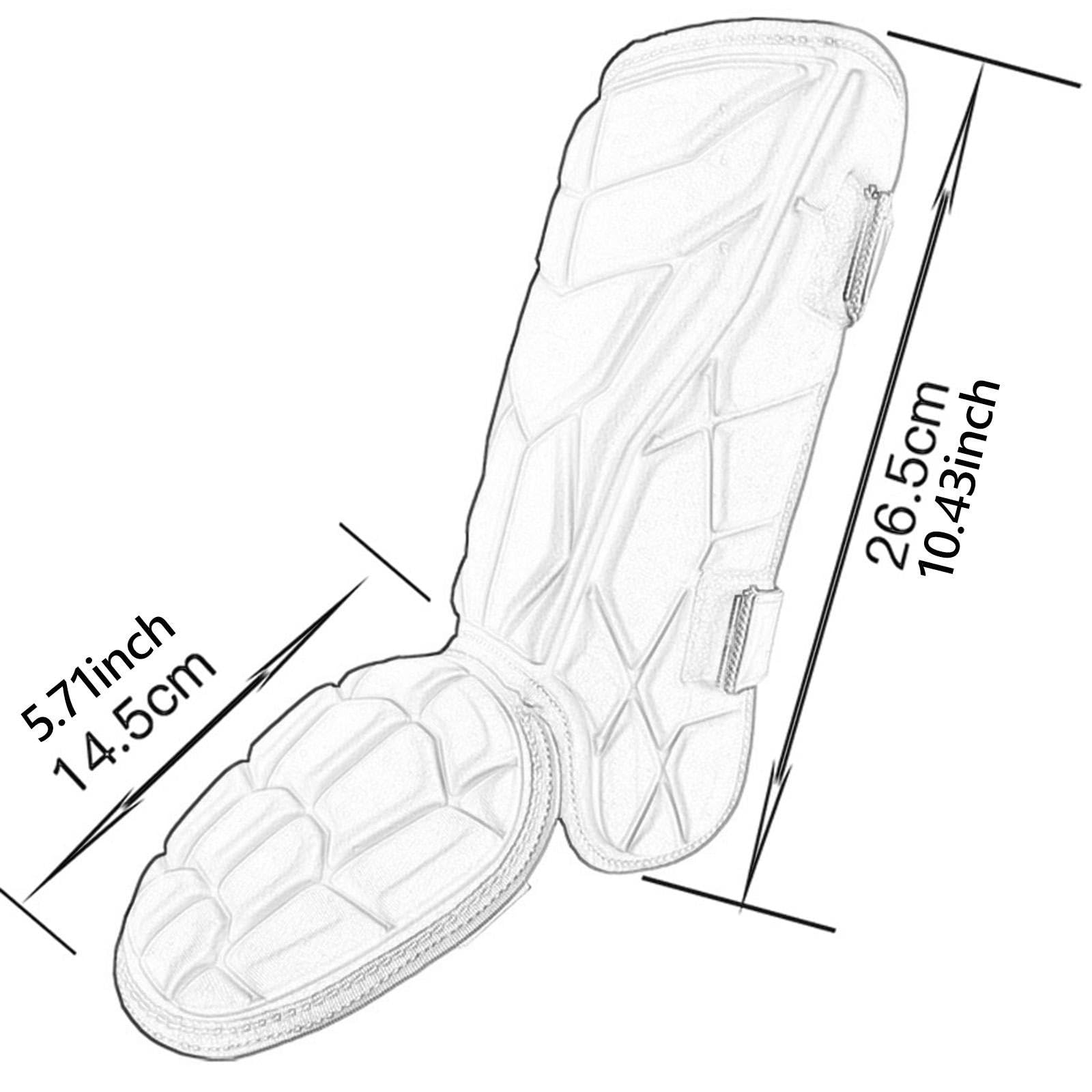 perfk Protectores de piernas de béisbol y Softball, espinilleras, protección para Adolescentes, Entrenamiento ergonómico multifunción, cómodo Protector de