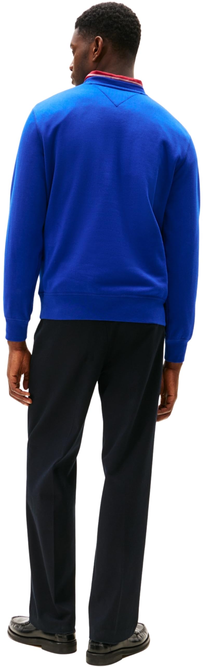 Tommy Hilfiger Sweat Homme Seasonal Fleece avec Col Ras-du-Cou