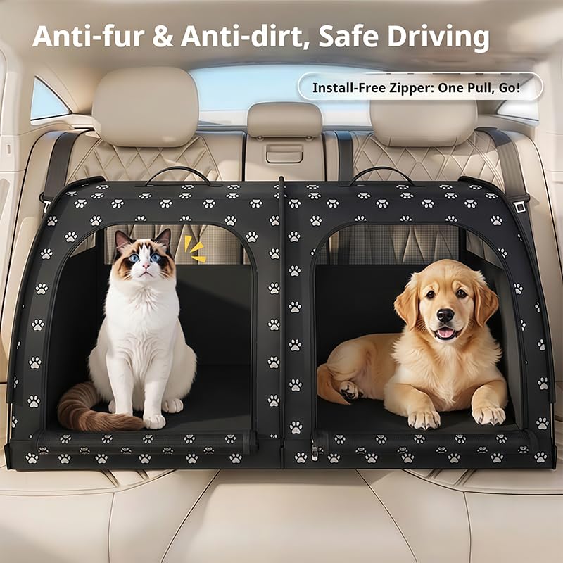 Tenda Sedile Posteriore Cani Trasportino per Ford Kuga 2008-2026