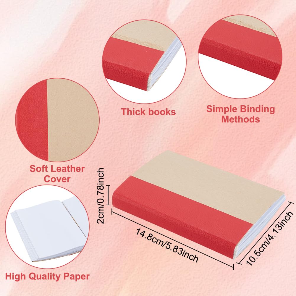 WEBEEDY Kit di Rilegatura per Principianti 64 Pezzi Kit Base per Rilegatura Fai-da-Te con Istruzioni per Principianti, Kit Completo di Strumenti per Rilegatura Fai-da-Te e Forniture per Cucito, Idea