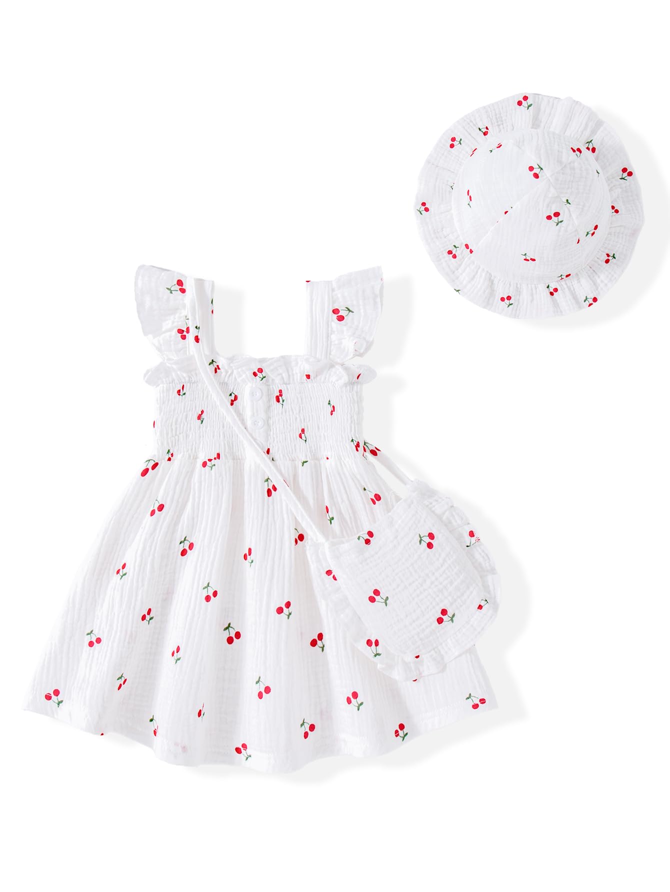 Vibebox Baby Girl Dresses Infant Summer Dress Cute Clothes 0-18 Months