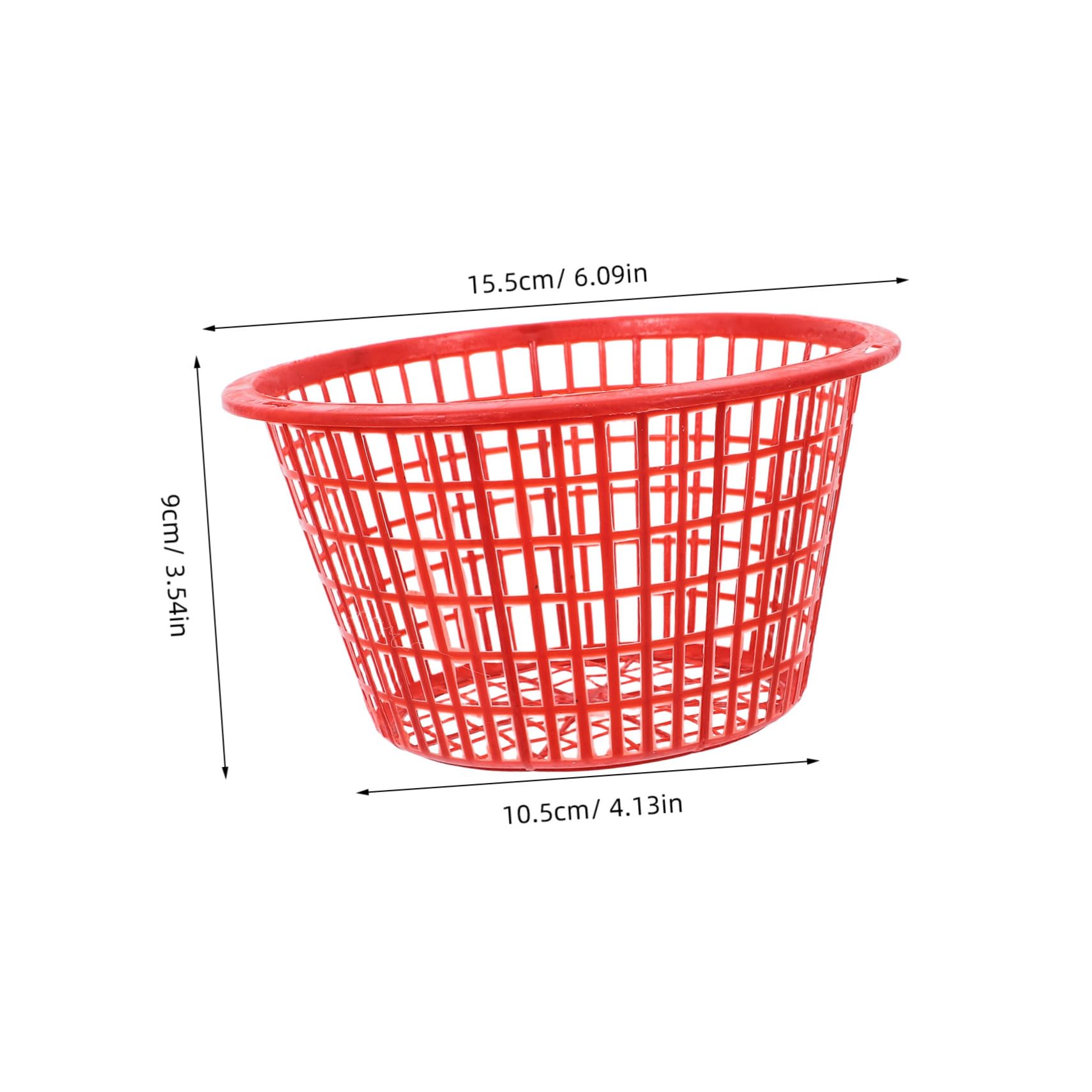 IWOWHERO 10pcs Strawberry Shape Picking Baskets Fruit Picker Head Basket Hanging Berry Container for Fruit