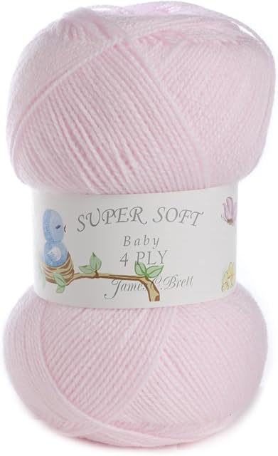 James C Brett - Baby 4 Ply - 100g Balls - BY6