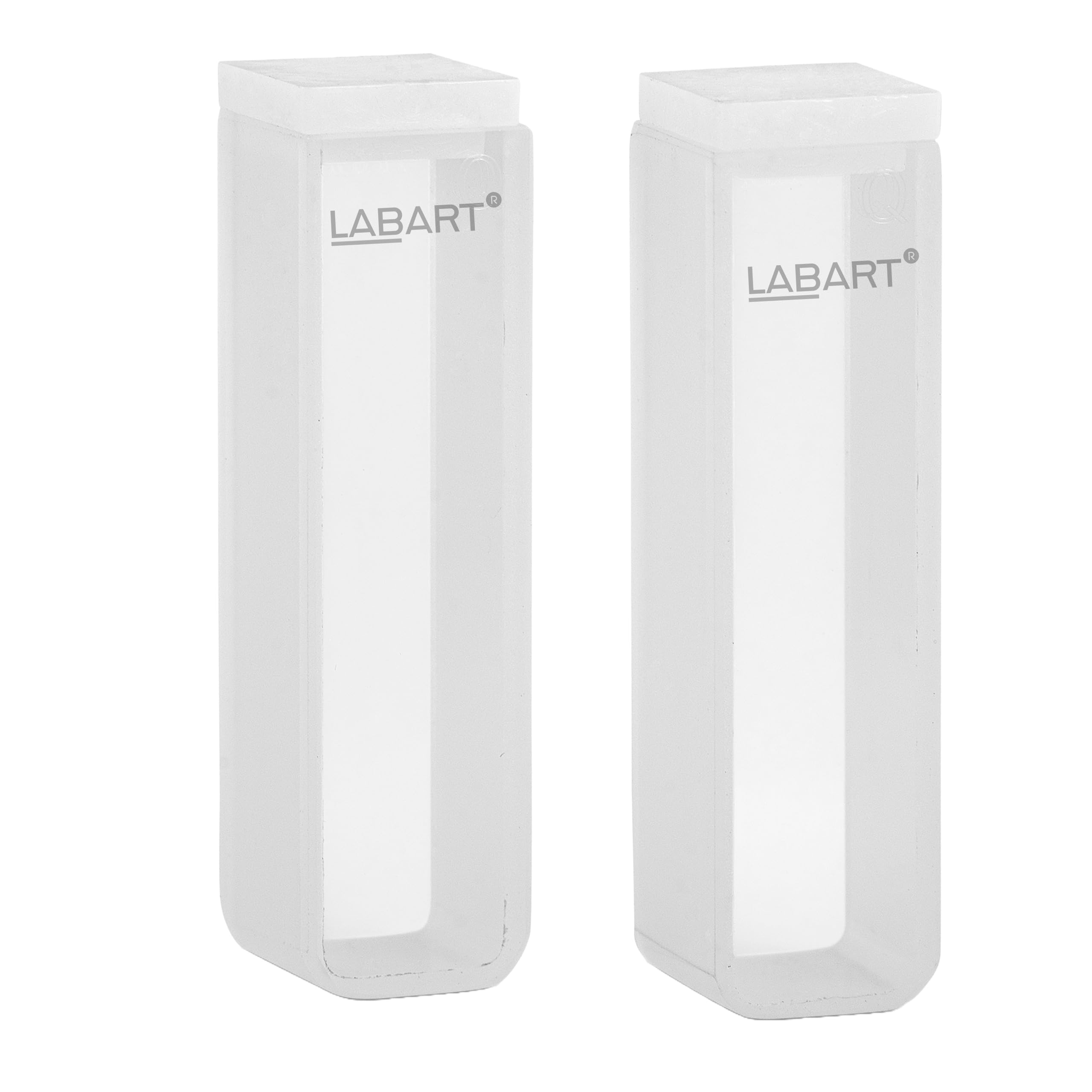 LABART Glass Cuvette (Pathlength: 10mm, Volume: 3.5ml with PTFE Cover, Spectrophotometer) Set of 2 Pcs with Transmission Certificate-image-17
