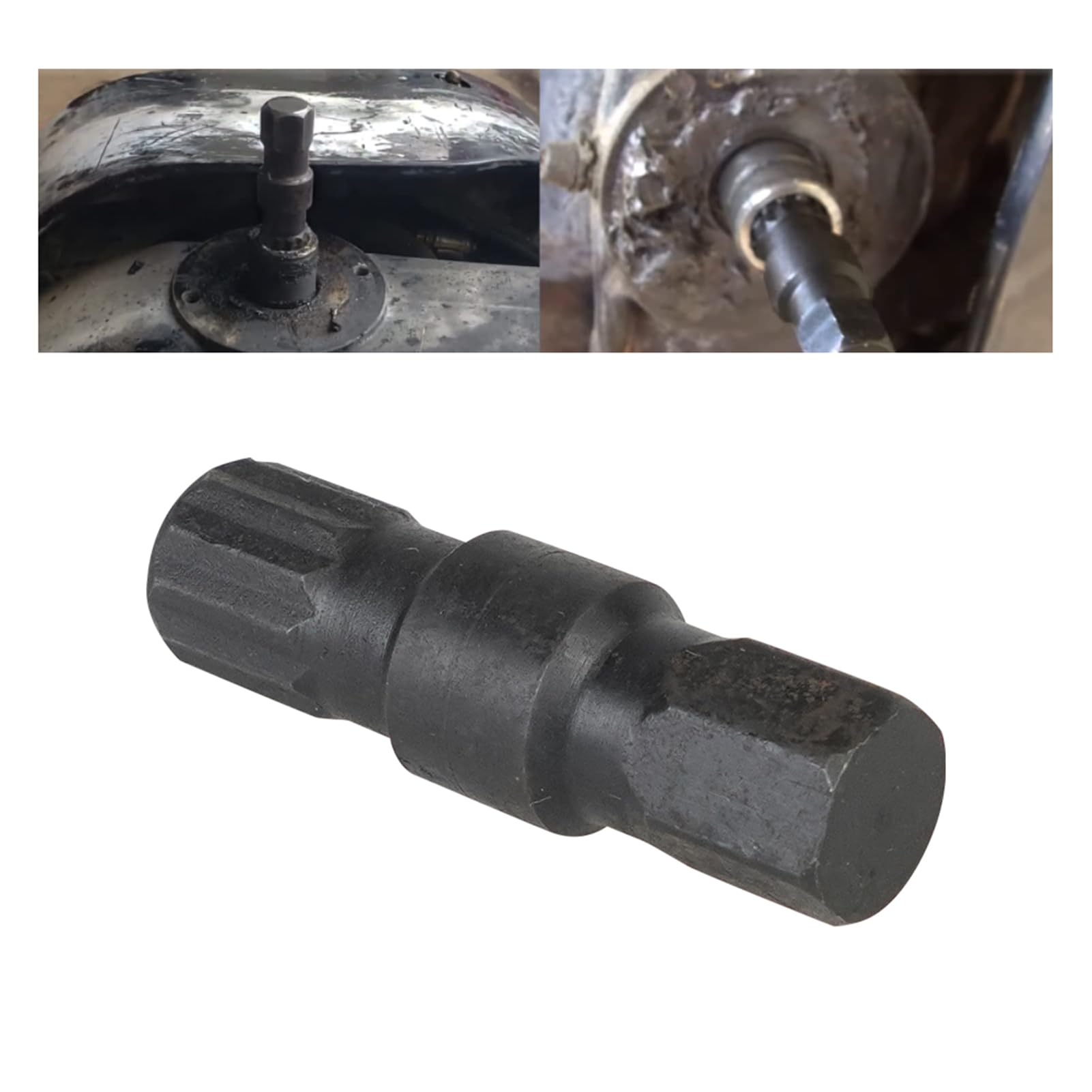 Ghtmarrine Outil Clé à Charnière Spline Pour Mercury MerCruiser – Compatible 91-78310 / 18-9861, Démontage Écrou Cannelé