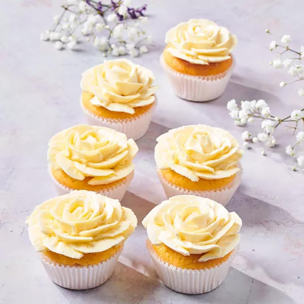 FunCakes Preparado para crema de merengue suizo 400 g para decoración de tartas