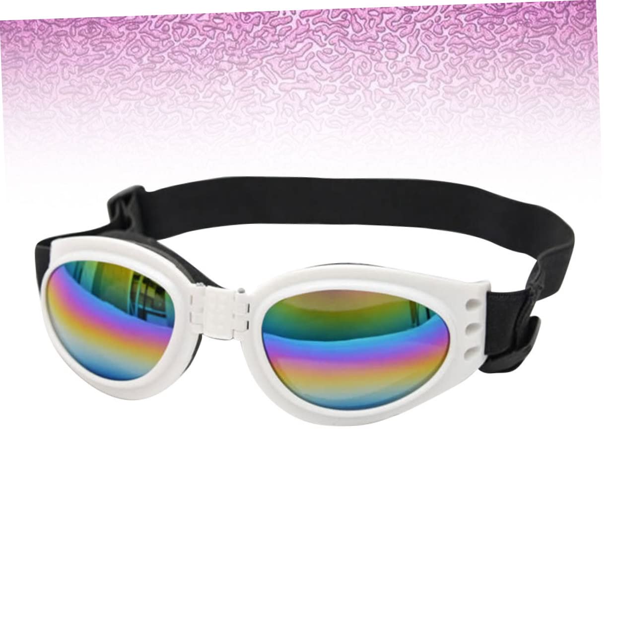 VANZACK Pet Goggles for Small Dogs Dog Sunglasses with Stretchy Strap and Eye Protection