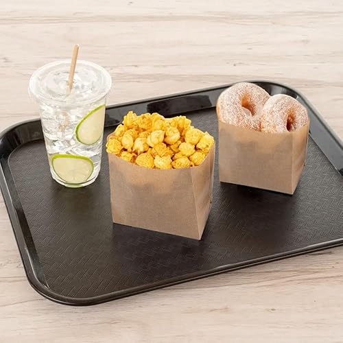 Miniatura 8 de Bolsas de papel marrón para aperitivos, paquete de 100 bolsas de papel kraft a prueba de grasa, reciclables y biodegradables, pequeñas bolsas de