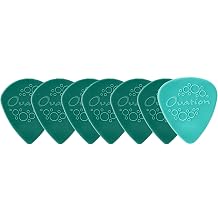 Ovation Diamond Picks Nylon Sharp Tip Plectrums - Super Grip - Pointed - Set of 7 6 + 1 Nylon Standard Free - 1.00 mm - Teal Green - Green - Made in Czech Republic