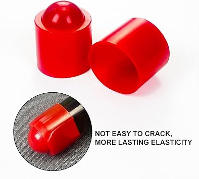 Billiards Pool Cue Bottom Protectors Pool Cue Bottom Rubber Cover Plug | Shockproof Table Game Stick Bumper Pad for Professionals Men Women Beginners