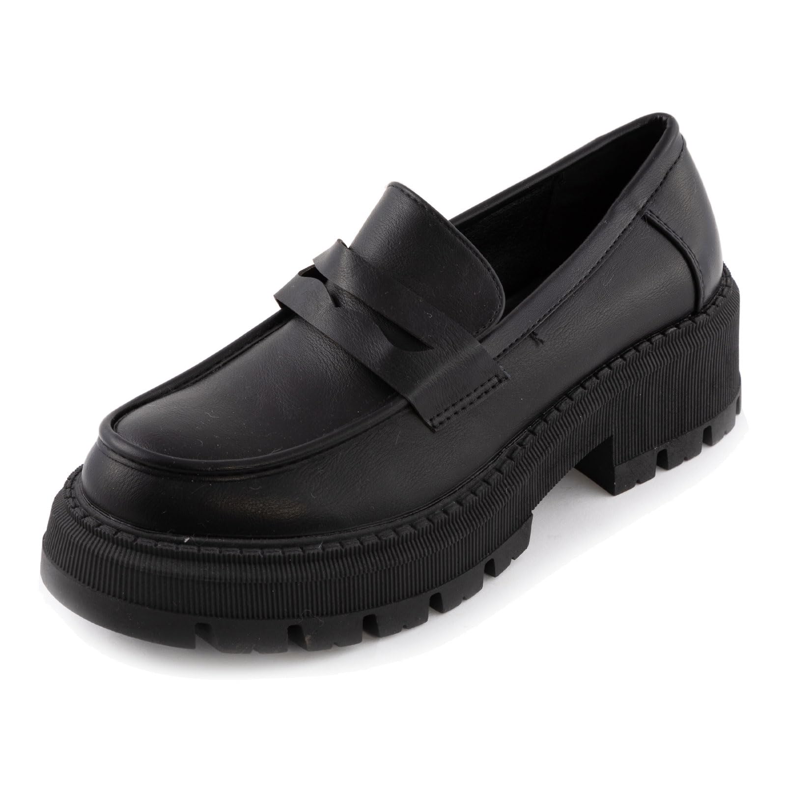 Toocool Zapatos Mujer College Loafer Mocasín Tanque Casual YG902