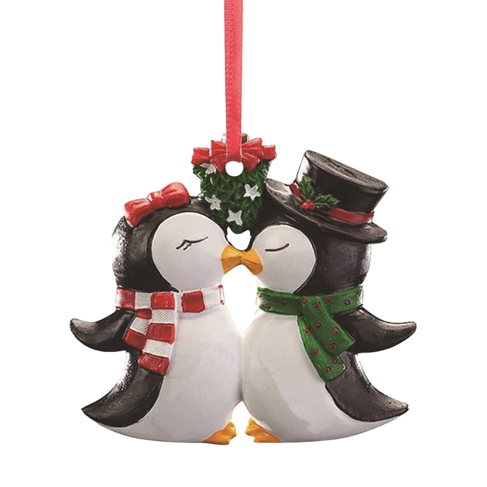 árbol Navidad, decoración del hogar para Puerta Pared árbol, Pareja muñeco Nieve, pingüino, Oso Polar, Adornos para decoración Fiesta, año Nuevo, día San Valentín