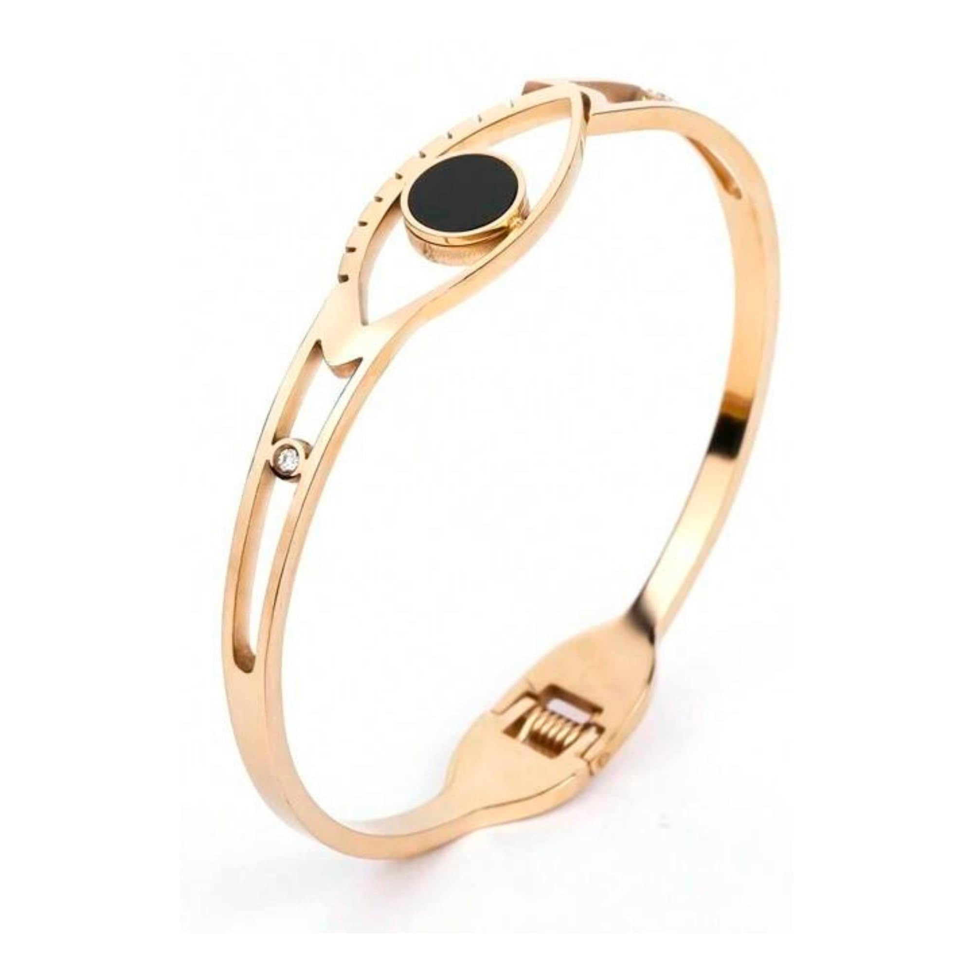 SALVE Stainless Steel Evil Eye Bracelet for Women Stylish | Anti Tarnish Jewellery, Chunky Hand Cuff Bangles and Bracelets for Girls | Hand Accessories Ladies Bracelet (B0CYX98FWM) Amazon Price History, Amazon Price Tracker